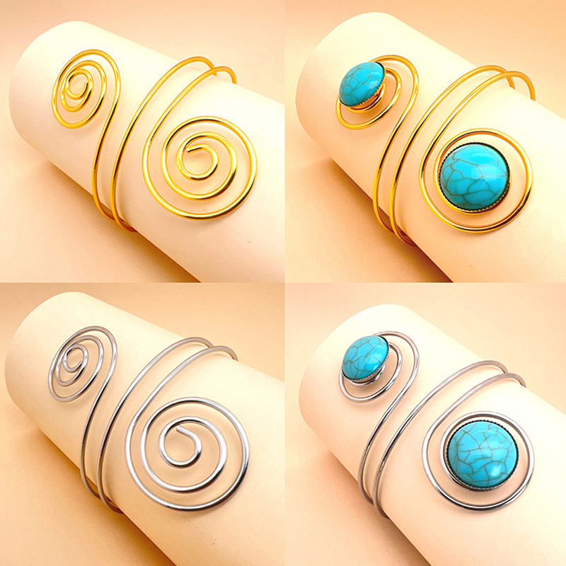 Women Accessories Egypt - Bohemian Egypt Bar Curve Geo Open