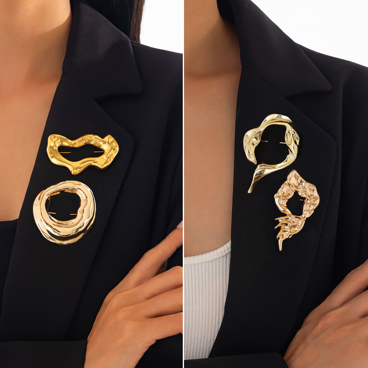 New Fashion Irregular Brooches - Women Accessories Trendy recension och pris