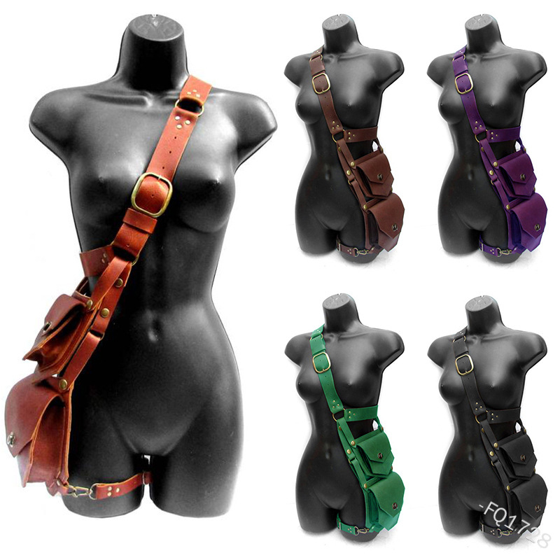Medieval Pouch Bag Belt Leathe - Women'S Viking Accessories recension och pris