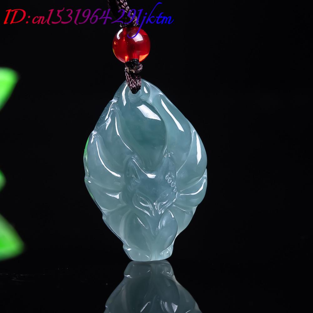 Natural Burmese Jadeite Fox Pe - Women Accessories Trendy recension och pris