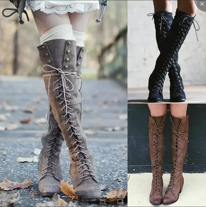 Medieval Costume Knight Boots  - Women'S Viking Accessories recension och pris